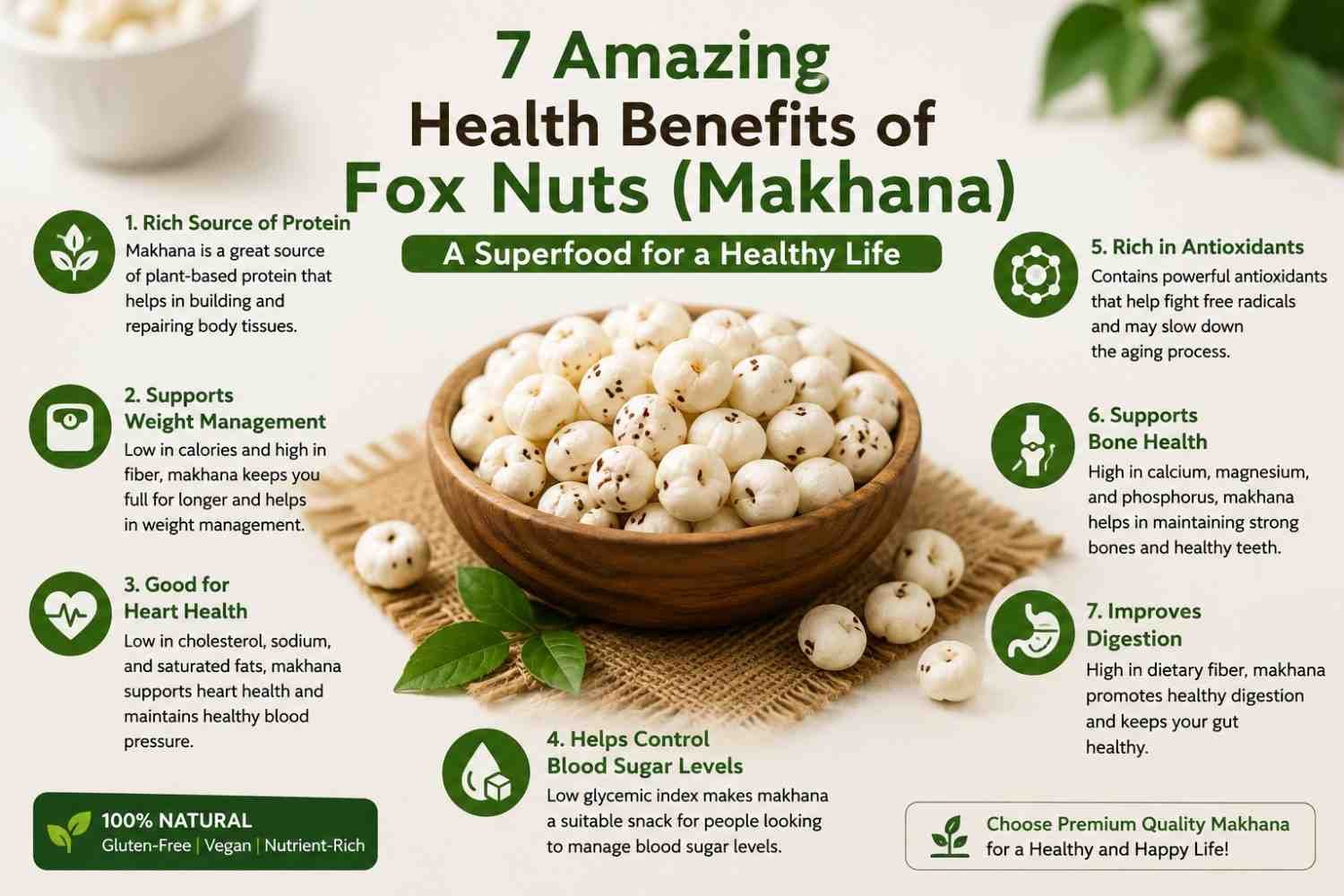 7 Amazing Health Benefits of Fox Nuts (Makhana) You Should Know