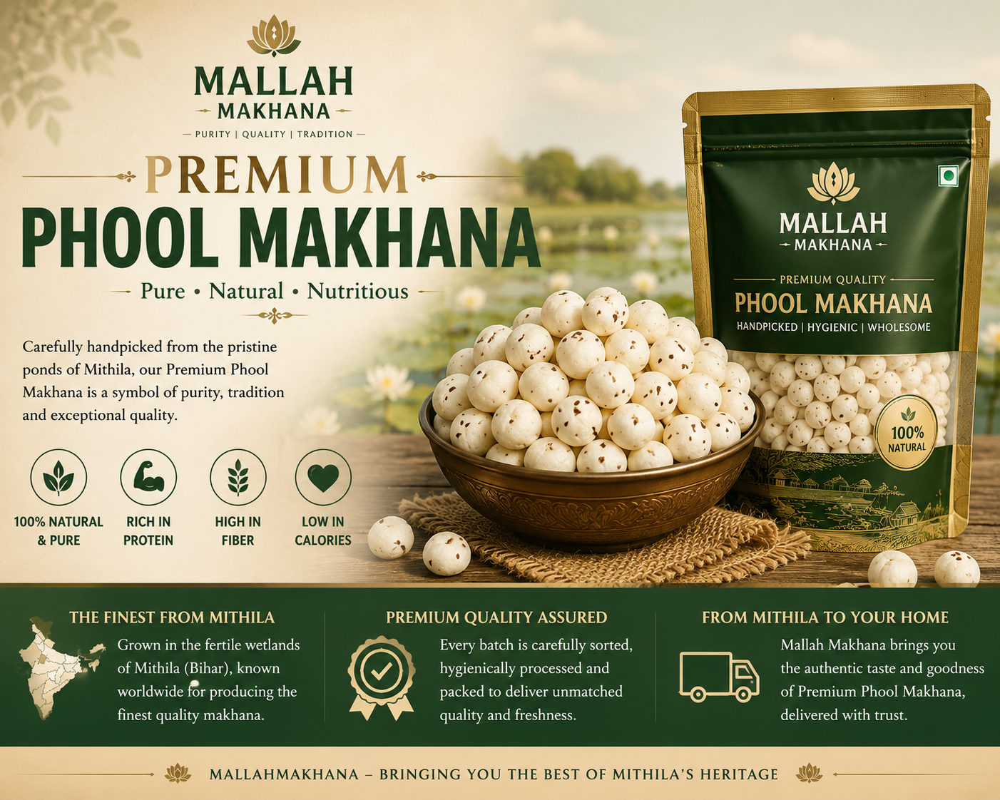 About Mallah Makhana
